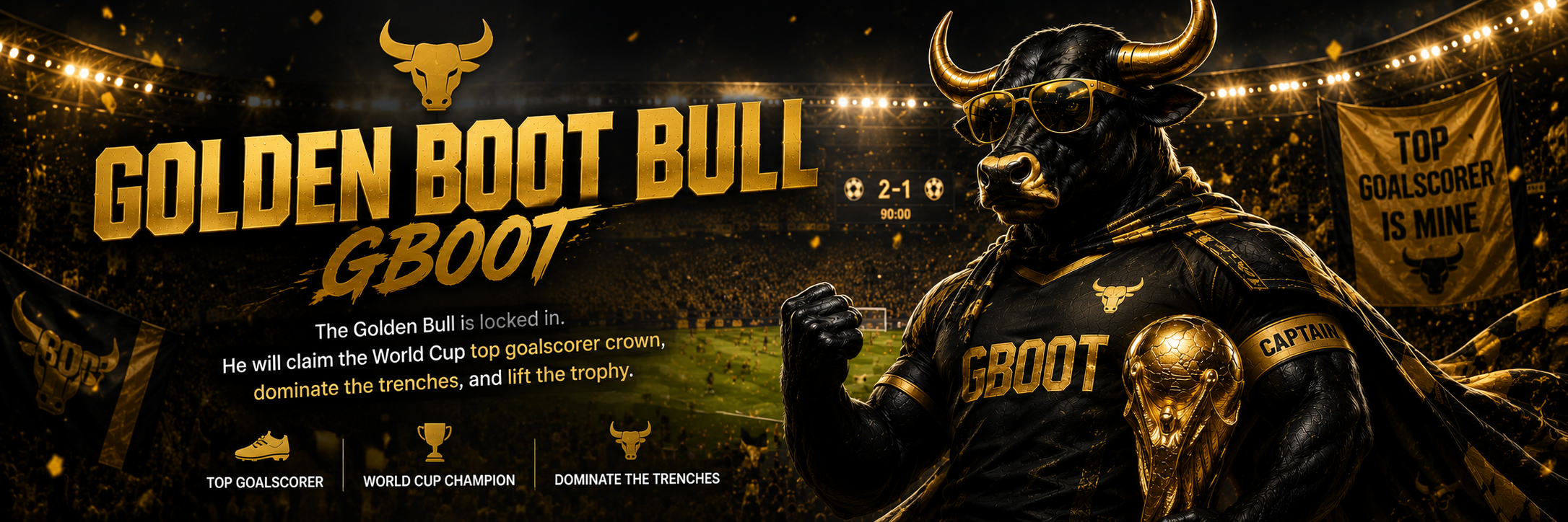 Golden Boot Bull background art